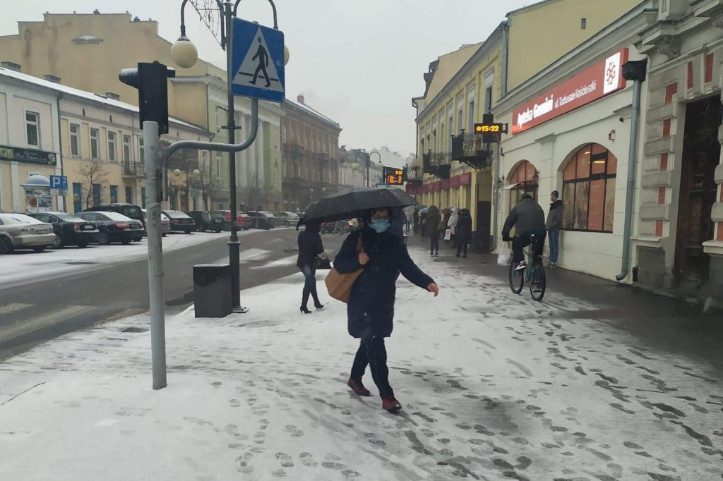 Śnieżyca we Włocławku