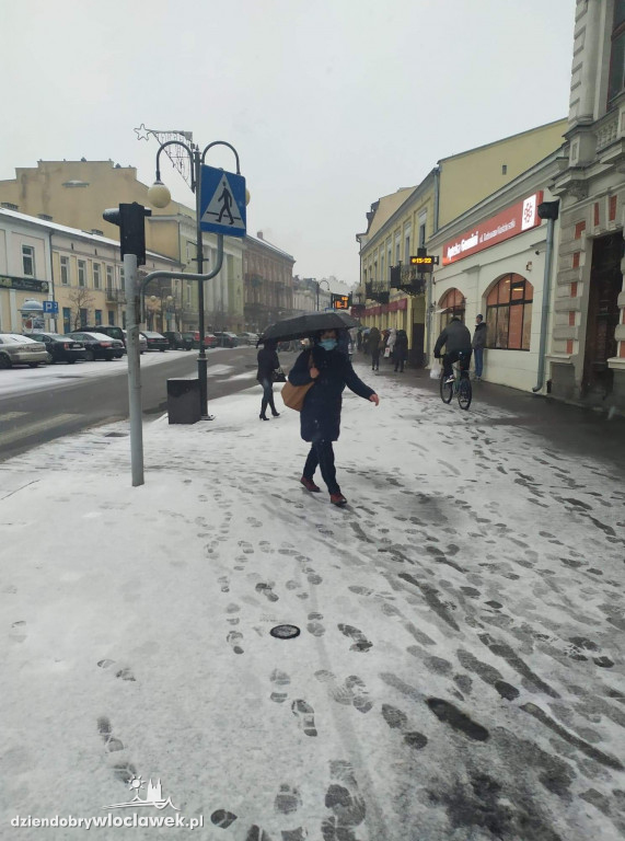 Śnieżyca we Włocławku