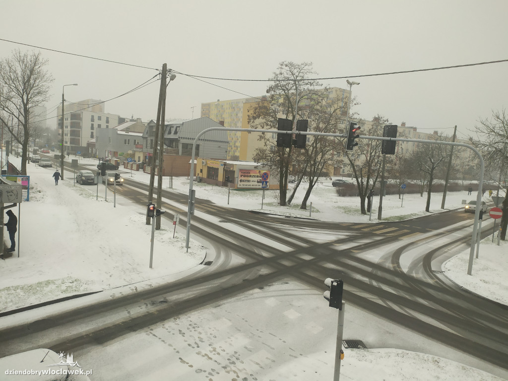 Śnieżyca we Włocławku
