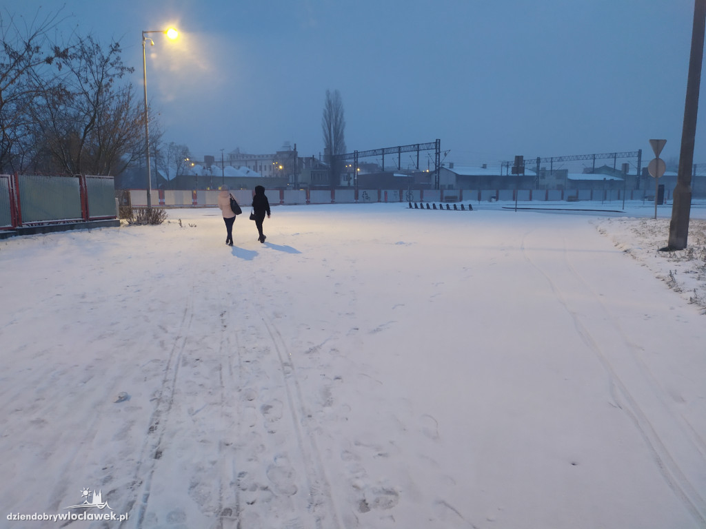 Śnieżyca we Włocławku
