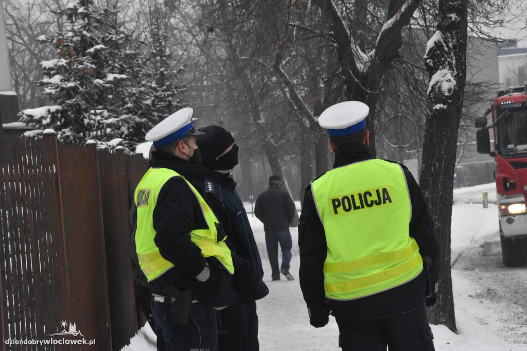 Pożar domu przy ul Żytniej