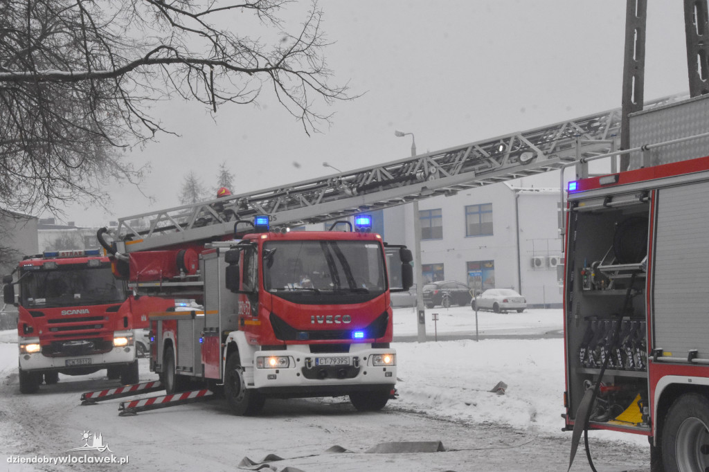Pożar domu przy ul Żytniej