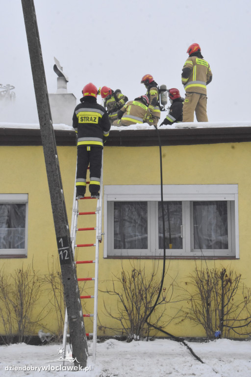 Pożar domu przy ul Żytniej