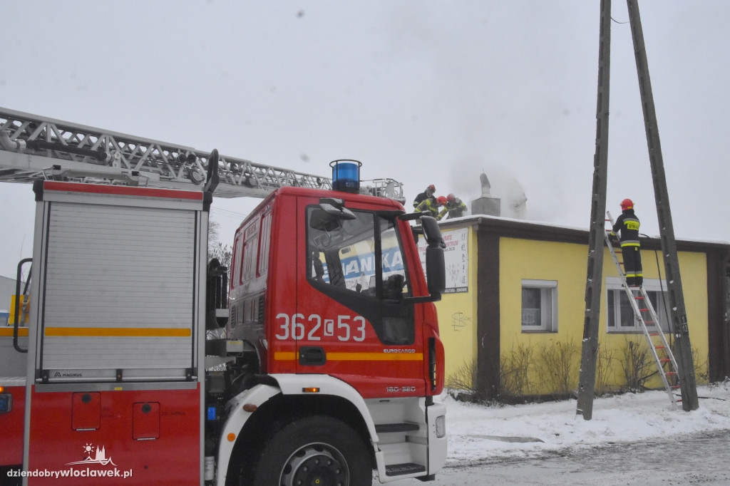 Pożar domu przy ul Żytniej