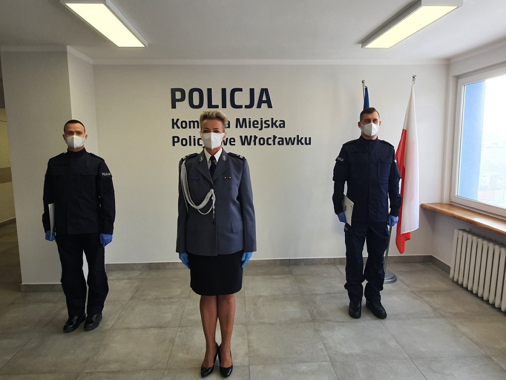 Ślubowanie nowych policjantów