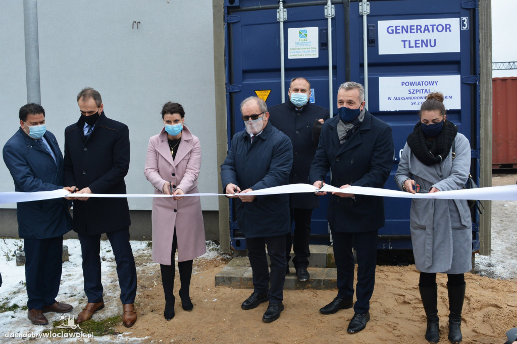 Szpital w Aleksandrowie Kuj. z rozbudowaną instalacją tlenową