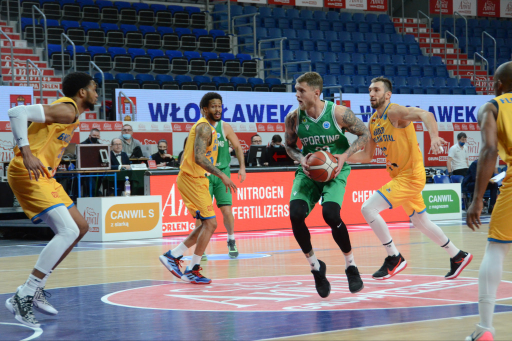 Bańka FIBA: Agred BM Slam Stal - Sporting
