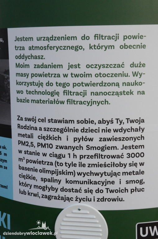Na Okrzei stanął pochłaniacz smogu