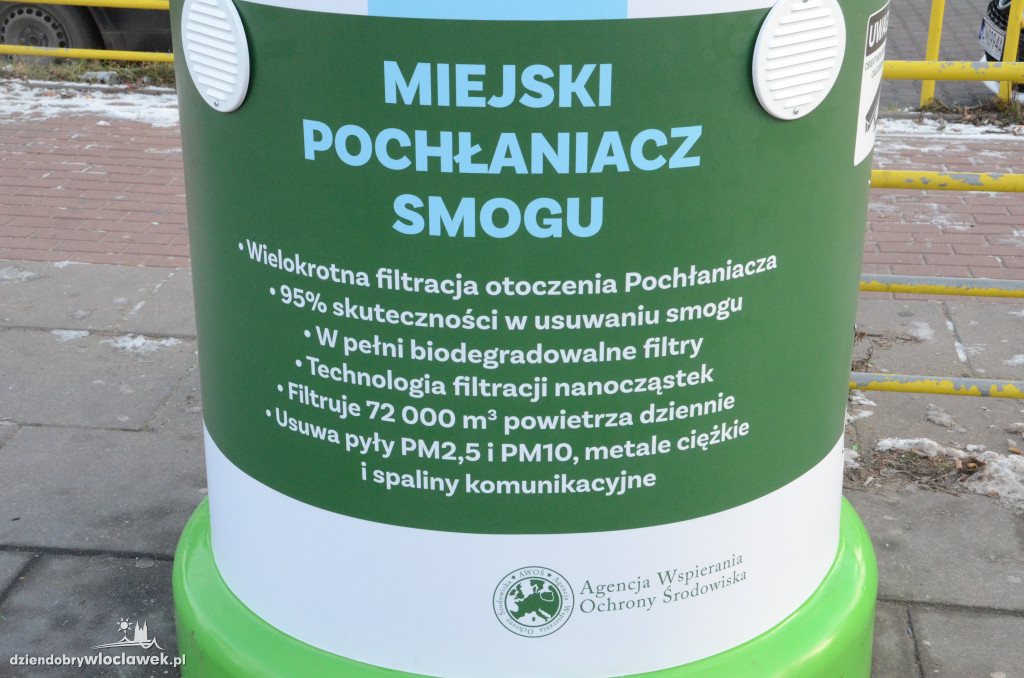 Na Okrzei stanął pochłaniacz smogu