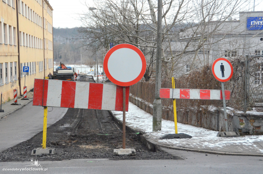 Ul. Piwna zamknięta dla ruchu