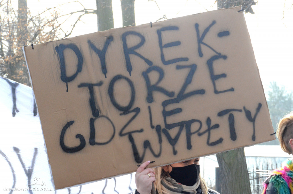 Byli pracownicy protestują i walczą o wypłaty