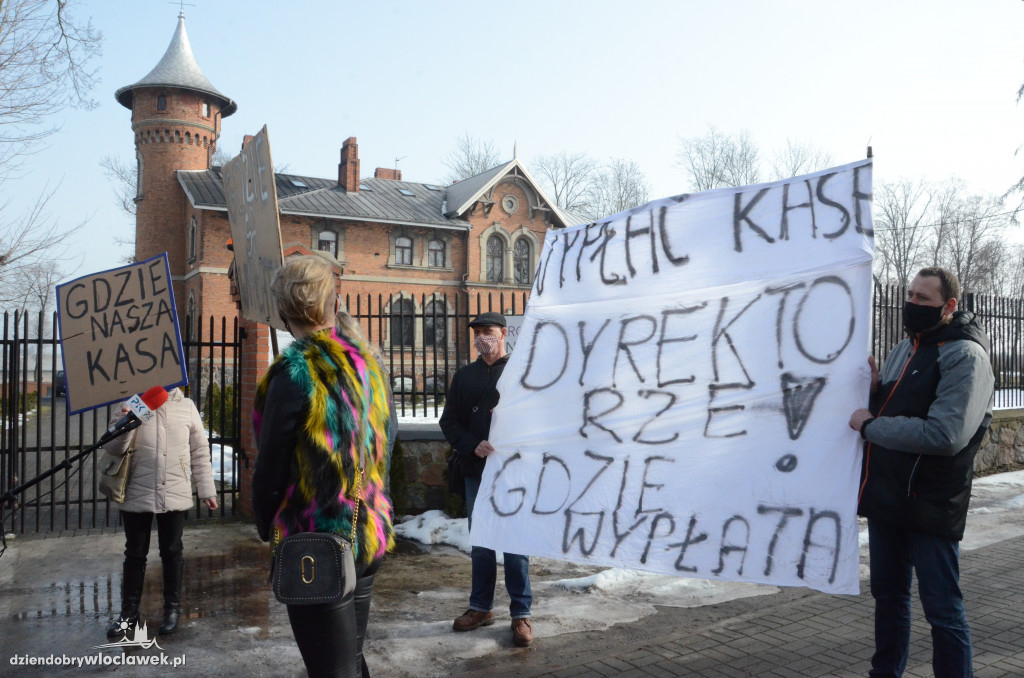 Byli pracownicy protestują i walczą o wypłaty