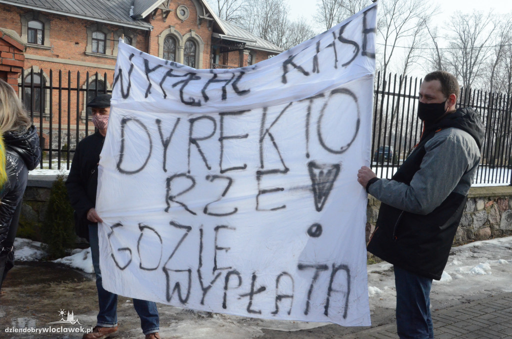 Byli pracownicy protestują i walczą o wypłaty