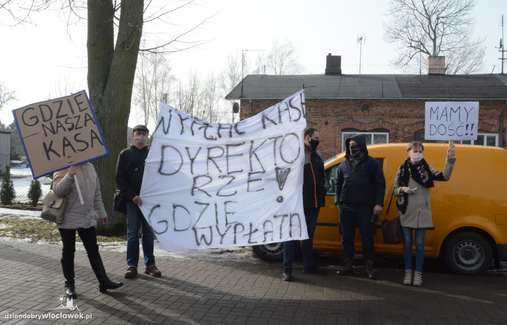 Byli pracownicy protestują i walczą o wypłaty