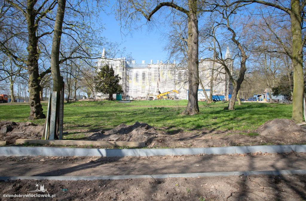 Marszałek i prezydent w pałacu w Wieńcu
