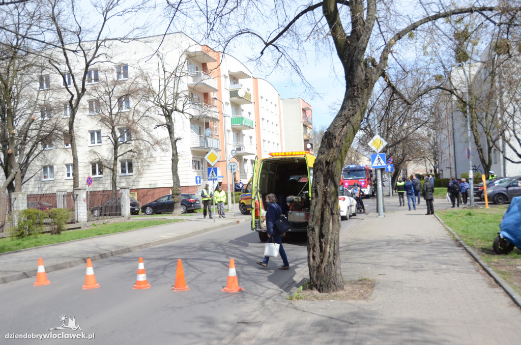Zderzenie dwóch osobówek w Śródmieściu