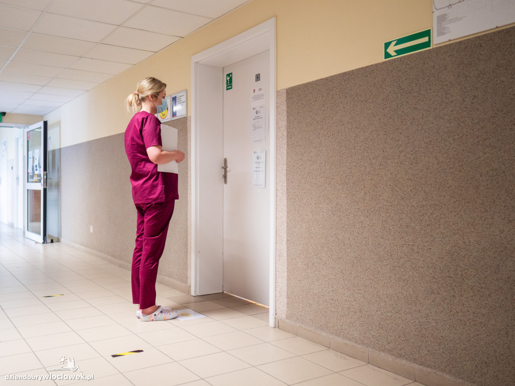 Pielęgniarki i pielęgniarze z PUZ we Włocławku przystąpili do egzaminów