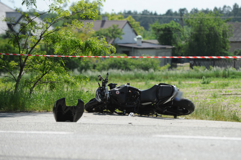 W wypadku zginął motocyklista