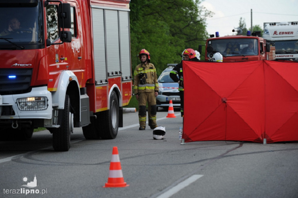 W wypadku zginął motocyklista