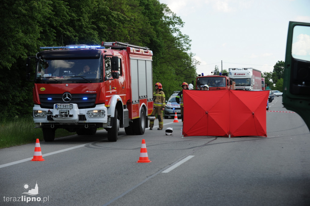W wypadku zginął motocyklista