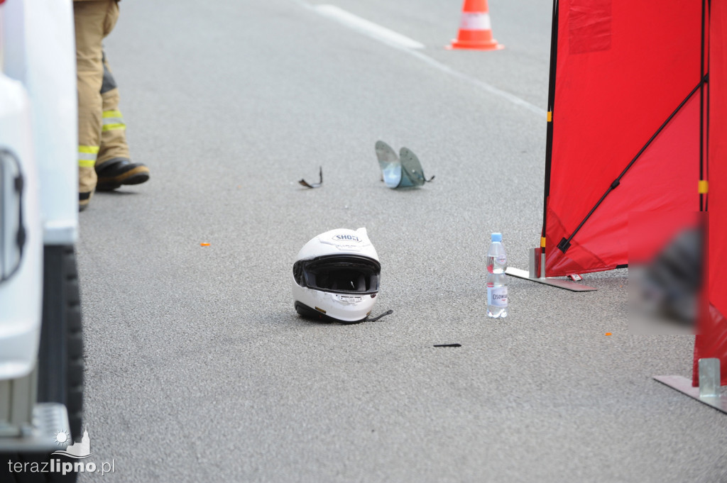 W wypadku zginął motocyklista