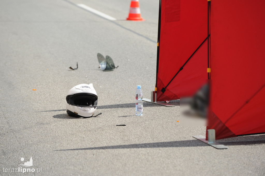 W wypadku zginął motocyklista