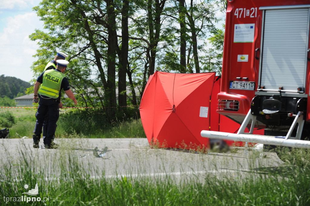 W wypadku zginął motocyklista