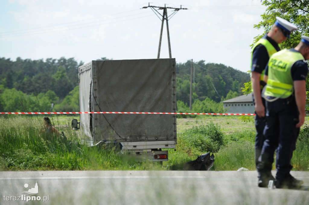 W wypadku zginął motocyklista