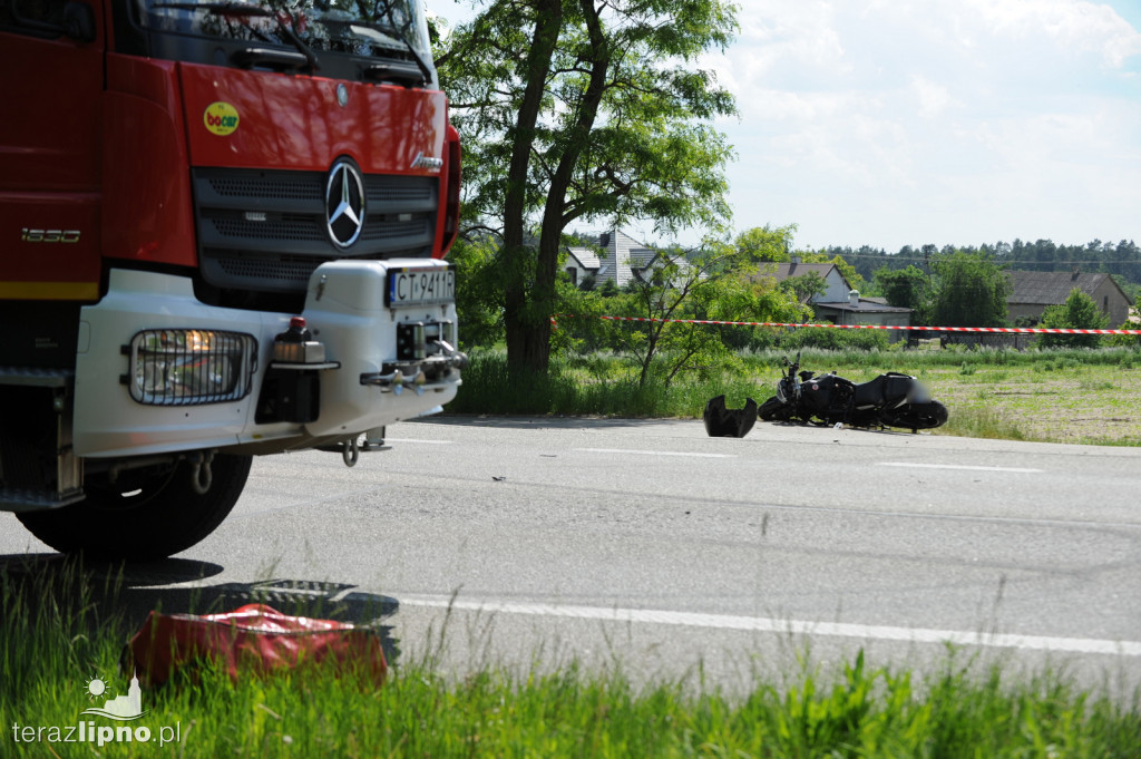 W wypadku zginął motocyklista