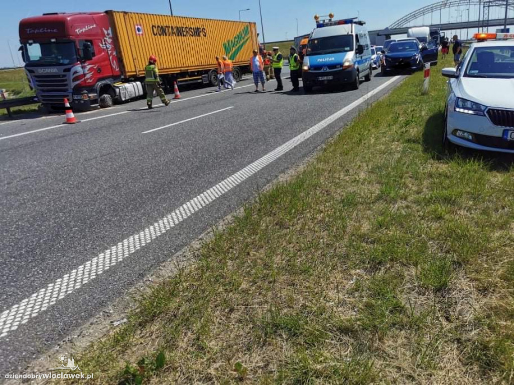 Karambol na autostradzie A1