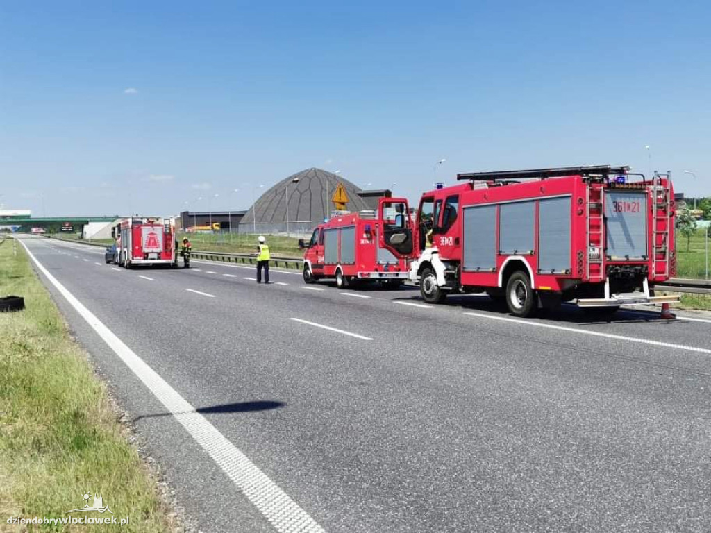 Karambol na autostradzie A1