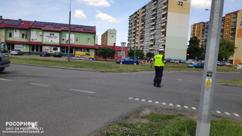 Zderzenie motocykla z osobówką