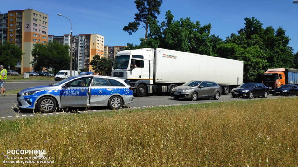 Zderzenie motocykla z osobówką