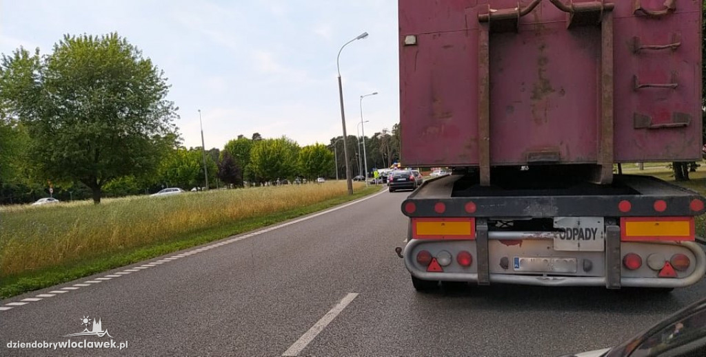 Zderzenie motocykla z osobówką