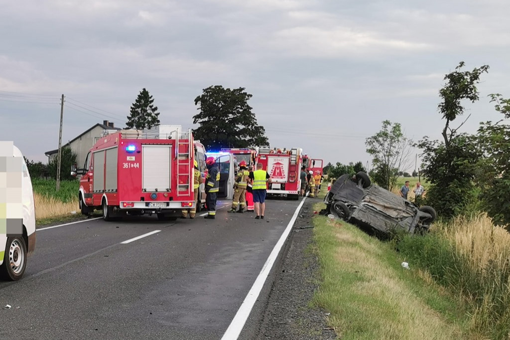 Wypadek w gminie Brześć Kujawski