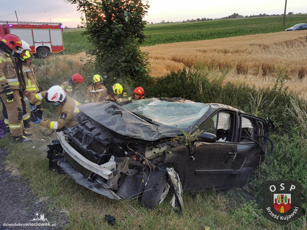 Wypadek w gminie Brześć Kujawski
