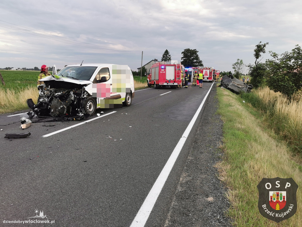 Wypadek w gminie Brześć Kujawski
