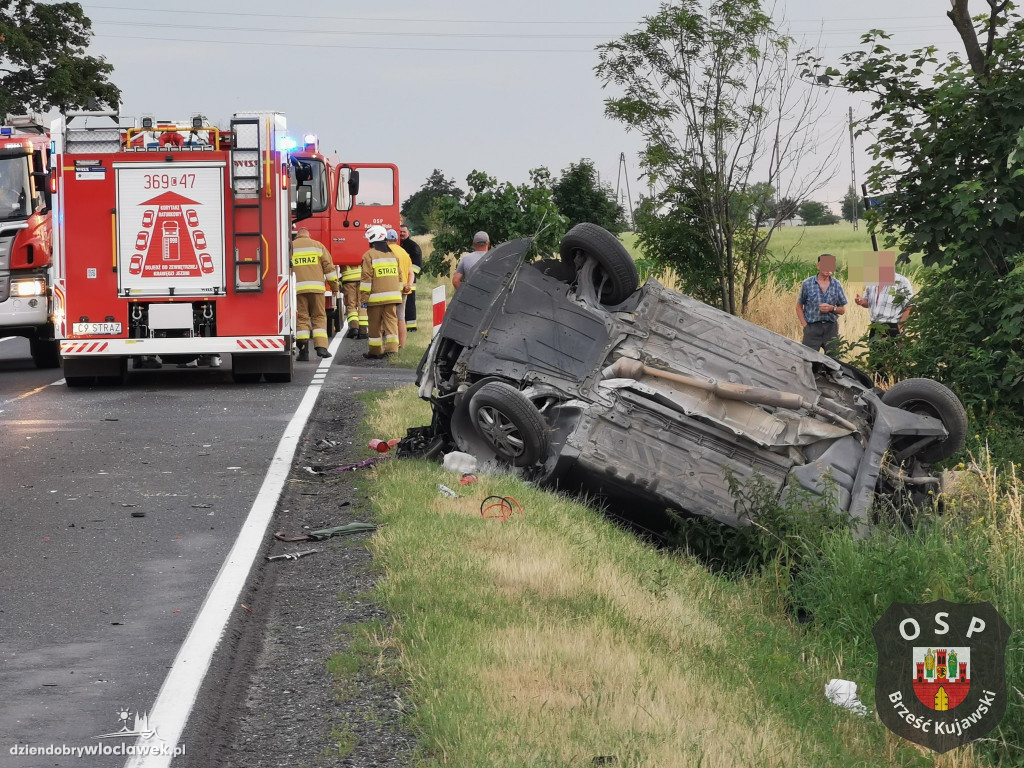 Wypadek w gminie Brześć Kujawski