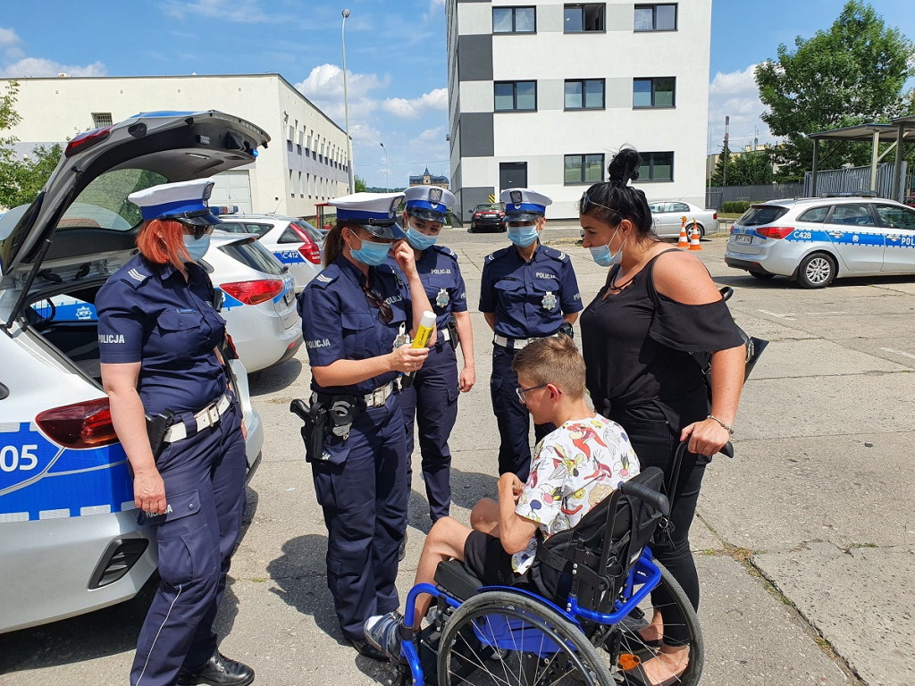 13-letni Aaron odwiedził komendę