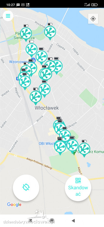 Hulajnogi elektryczne znów we Włocławku