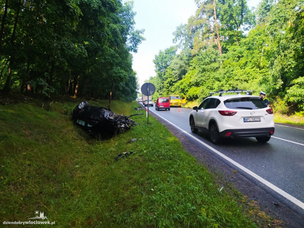 Karambol na szosie brzeskiej