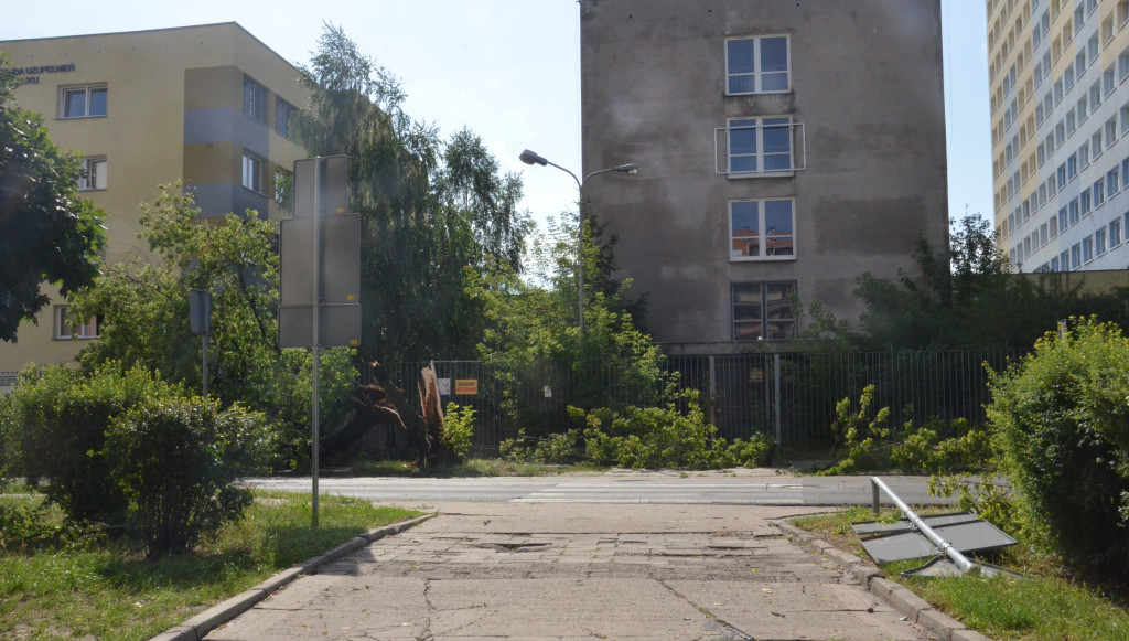 Takie straty spowodowała nocna burza