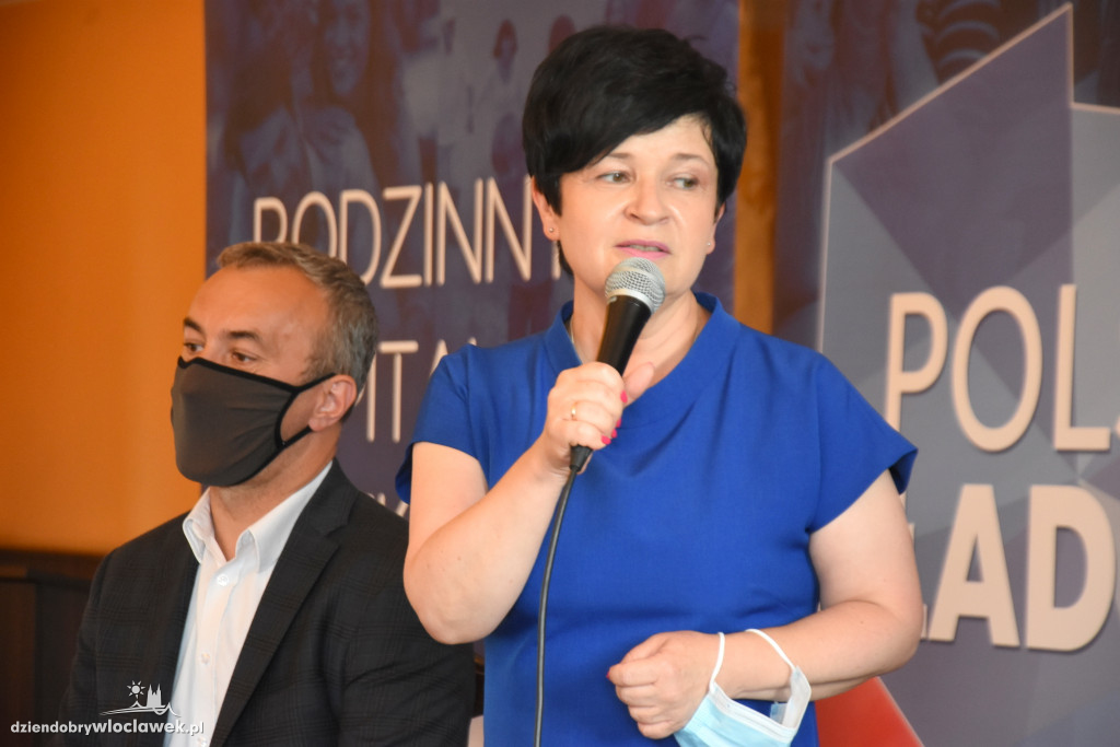 Minister Marlena Maląg z wizytą we Włocławku