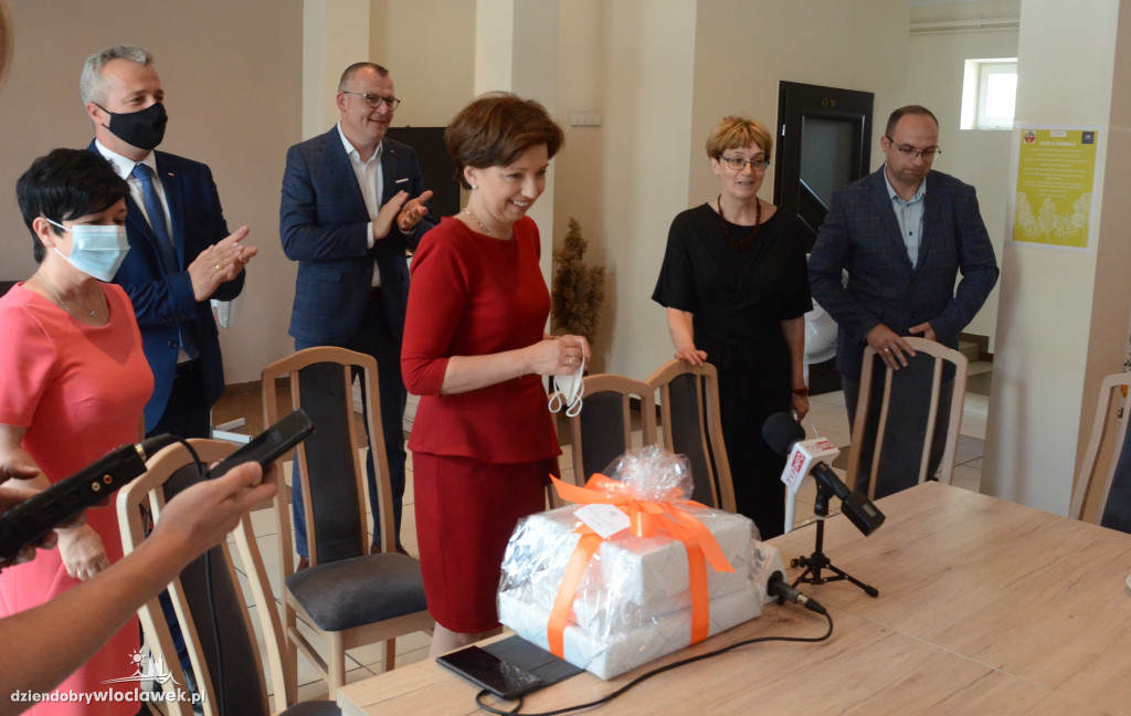 Minister Maląg z wizytą w Brześciu Kujawskim