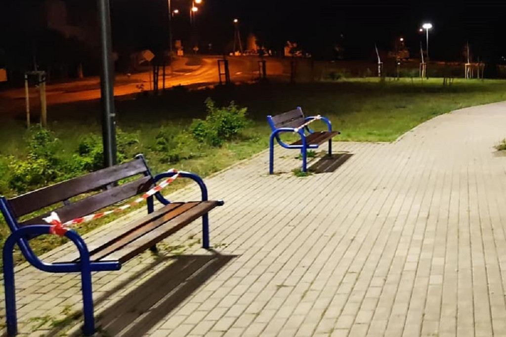 Pomalowali ławki na os. Południe