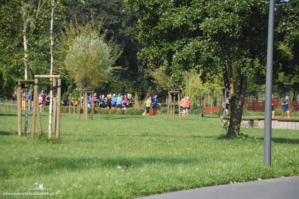 Parkrun w parku na Słodowie