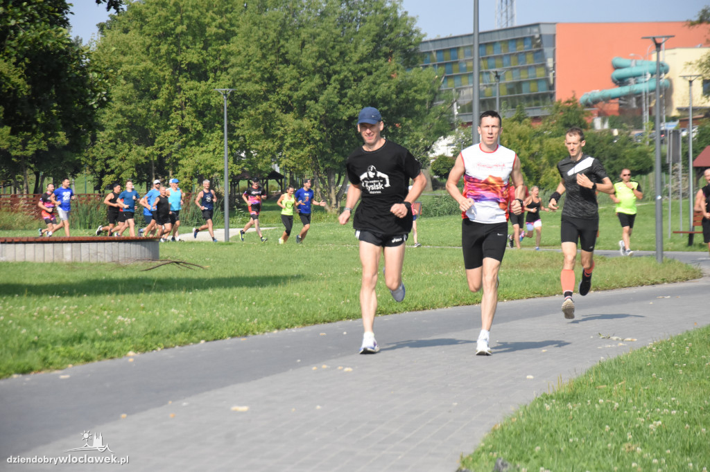 Parkrun w parku na Słodowie