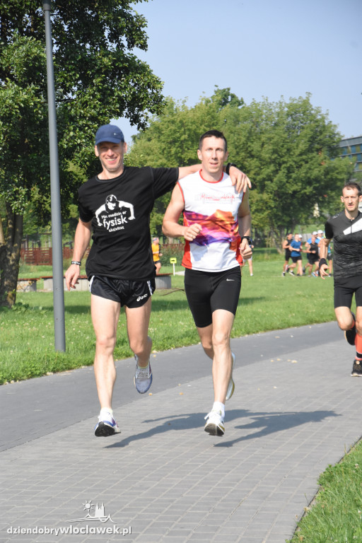 Parkrun w parku na Słodowie