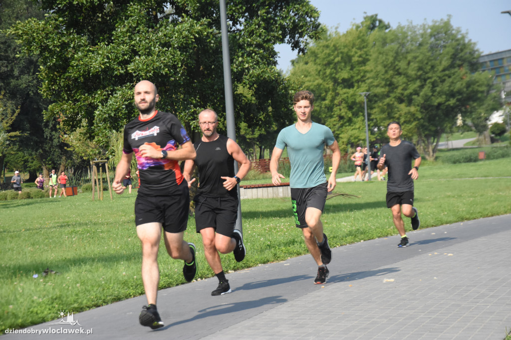 Parkrun w parku na Słodowie