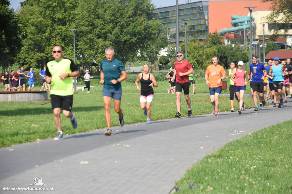 Parkrun w parku na Słodowie
